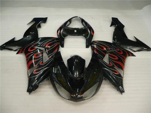 Carenado Moto ZX10R 2006-2007 - Negro Gris Rojo Carenado Moto ZX10R 2006-2007 - Negro Gris Rojo