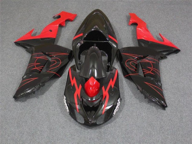 Carenado Moto ZX10R 2006-2007 - Negro Rojo Carenado Moto ZX10R 2006-2007 - Negro Rojo