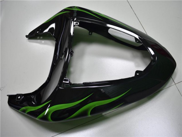 Carenado Moto ZX10R 2006-2007 - Negro Verde Llama Carenado Moto ZX10R 2006-2007 - Negro Verde Llama