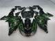 Carenado Moto ZX10R 2006-2007 - Negro Verde Llama Carenado Moto ZX10R 2006-2007 - Negro Verde Llama