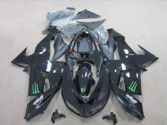 Carenado Moto ZX10R 2006-2007 - Negro Verde Monster Ninja Carenado Moto ZX10R 2006-2007 - Negro Verde Monster Ninja