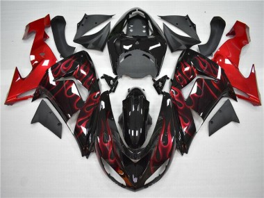 Carenado Moto ZX10R 2006-2007 - Rojo Llama