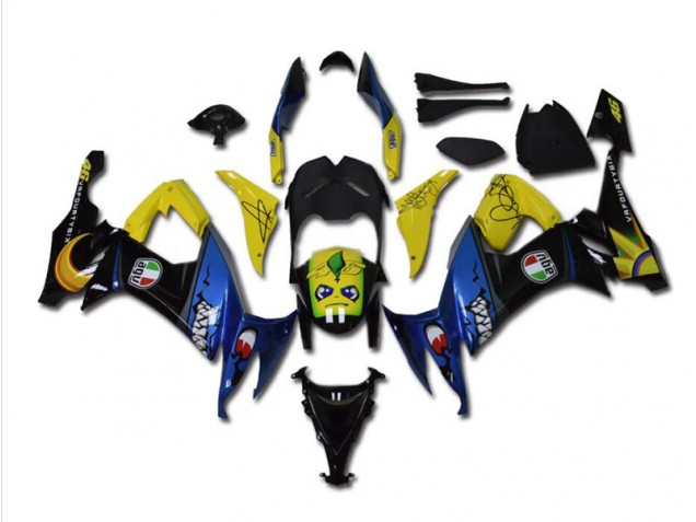 Carenado Moto ZX10R 2008-2010 - Azul Tiburón Carenado Moto ZX10R 2008-2010 - Azul Tiburón
