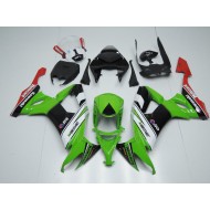 Carenado Moto ZX10R 2008-2010 - Blanco Negro & Verde