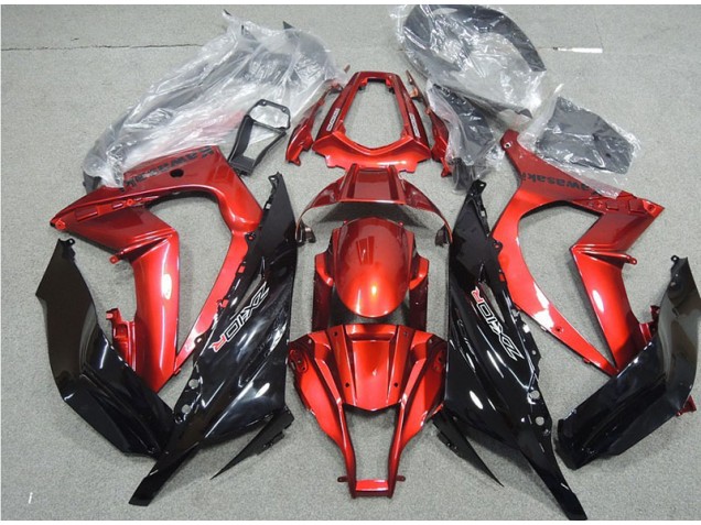 Carenado Moto ZX10R 2011-2015 - Negro Rojo Carenado Moto ZX10R 2011-2015 - Negro Rojo
