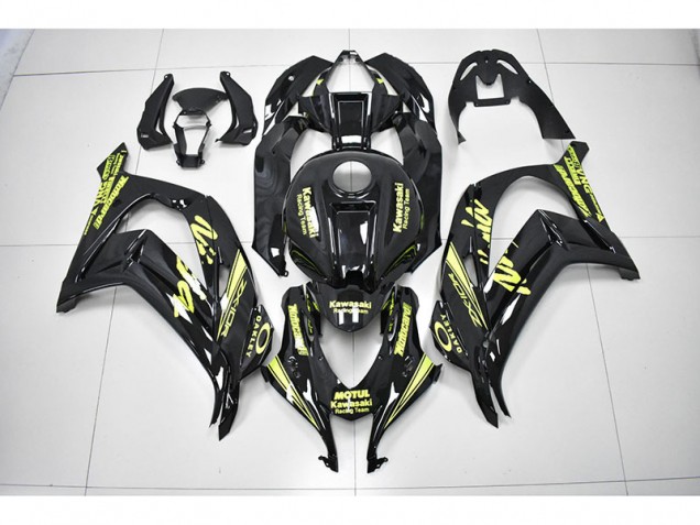 Carenado Moto ZX10R 2016-2019 - Negro Amarillo Equipo de Carreras Ninja Carenado Moto ZX10R 2016-2019 - Negro Amarillo Equipo de Carreras Ninja