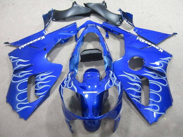 Carenado Moto ZX12R 2000-2001 - Azul Blanco Llama
