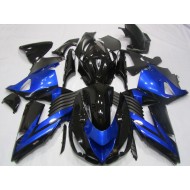 Carenado Moto ZX14R ZZR 1400 2006-2011 - Azul Negro