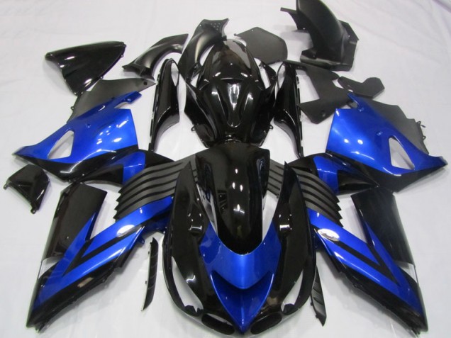 Carenado Moto ZX14R ZZR 1400 2006-2011 - Azul Negro Carenado Moto ZX14R ZZR 1400 2006-2011 - Azul Negro