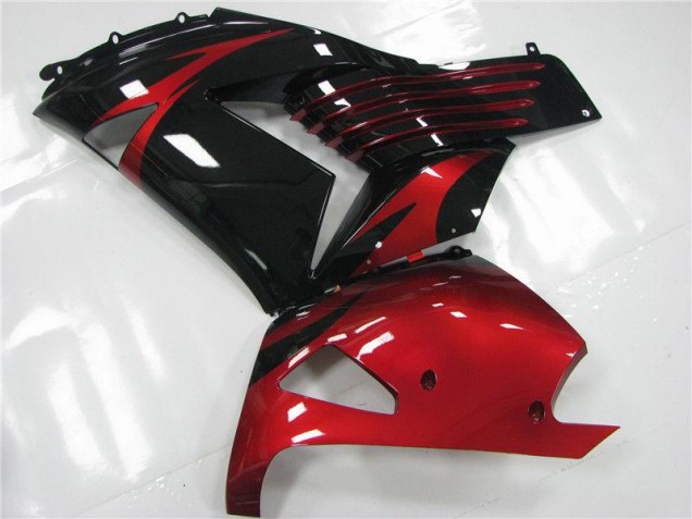 Carenado Moto ZX14R ZZR 1400 2006-2011 - Rojo Negro Carenado Moto ZX14R ZZR 1400 2006-2011 - Rojo Negro