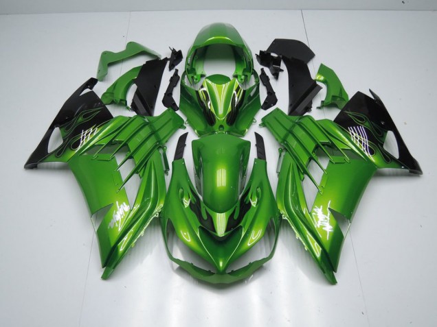 Carenado Moto ZX14R ZZR 1400 2012-2021 - Verde Llama Carenado Moto ZX14R ZZR 1400 2012-2021 - Verde Llama