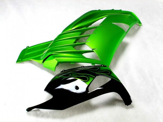 Carenado Moto ZX14R ZZR 1400 2012-2021 - Verde Negro Carenado Moto ZX14R ZZR 1400 2012-2021 - Verde Negro