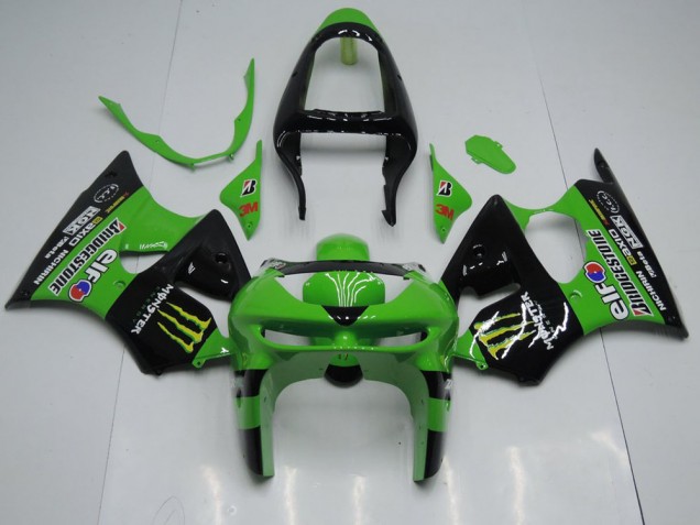 Carenado Moto ZX6R 1998-1999 - Verde Monster Carenado Moto ZX6R 1998-1999 - Verde Monster