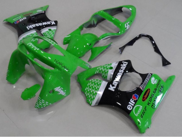 Carenado Moto ZX6R 1998-1999 - Verde Negro Carenado Moto ZX6R 1998-1999 - Verde Negro