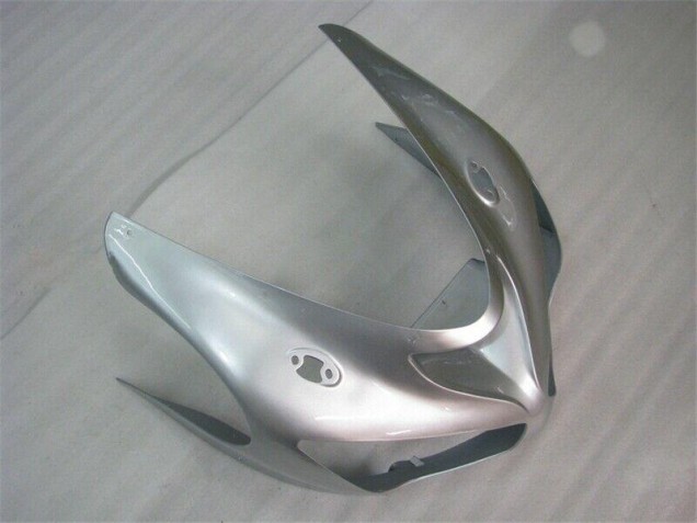 Carenado Moto ZX6R 2005-2006 - Plata Rojo Llamas