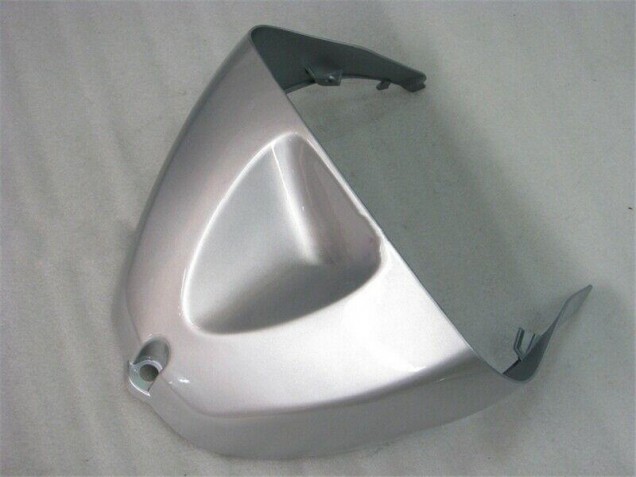 Carenado Moto ZX6R 2005-2006 - Plata Rojo Llamas