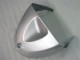 Carenado Moto ZX6R 2005-2006 - Plata Rojo Llamas