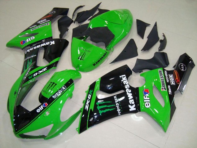 Carenado Moto ZX6R 2005-2006 - Verde Monster