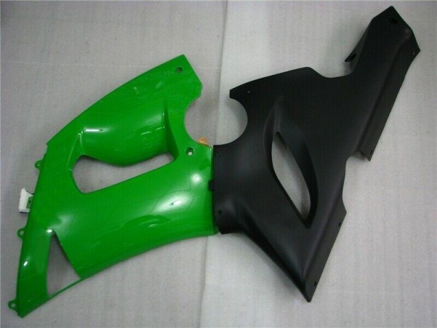 Carenado Moto ZX6R 2005-2006 - Verde Negro Mate