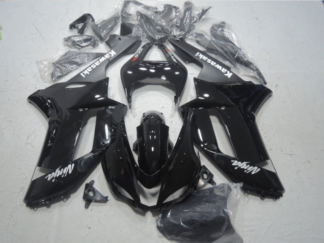 Carenado Moto ZX6R 2007-2008 - Negro Blanco Ninja Carenado Moto ZX6R 2007-2008 - Negro Blanco Ninja