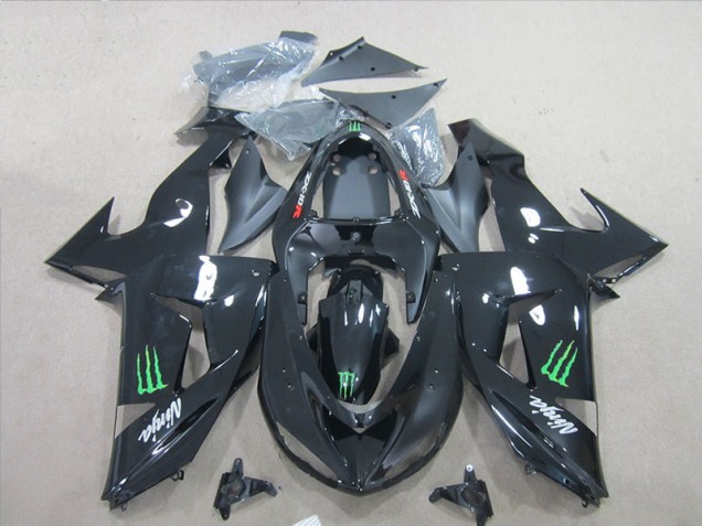 Carenado Moto ZX6R 2007-2008 - Negro Ninja Verde Monster Carenado Moto ZX6R 2007-2008 - Negro Ninja Verde Monster