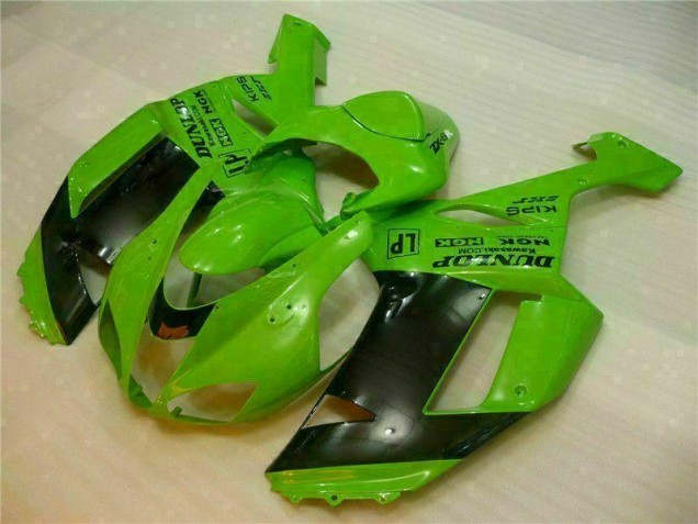 Carenado Moto ZX6R 2007-2008 - Verde Negro Dunlop Carenado Moto ZX6R 2007-2008 - Verde Negro Dunlop