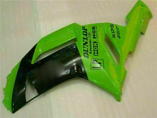 Carenado Moto ZX6R 2007-2008 - Verde Negro Dunlop Carenado Moto ZX6R 2007-2008 - Verde Negro Dunlop