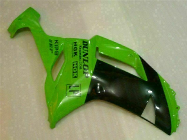 Carenado Moto ZX6R 2007-2008 - Verde Negro Dunlop Carenado Moto ZX6R 2007-2008 - Verde Negro Dunlop