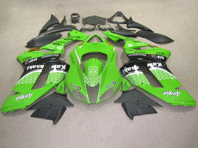Carenado Moto ZX6R 2007-2008 - Verde Touch 4 Carenado Moto ZX6R 2007-2008 - Verde Touch 4