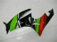 Carenado Moto ZX6R 2009-2012 - Negro Verde Roja Carenado Moto ZX6R 2009-2012 - Negro Verde Roja