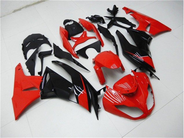 Carenado Moto ZX6R 2009-2012 - Rojo Negro Carenado Moto ZX6R 2009-2012 - Rojo Negro