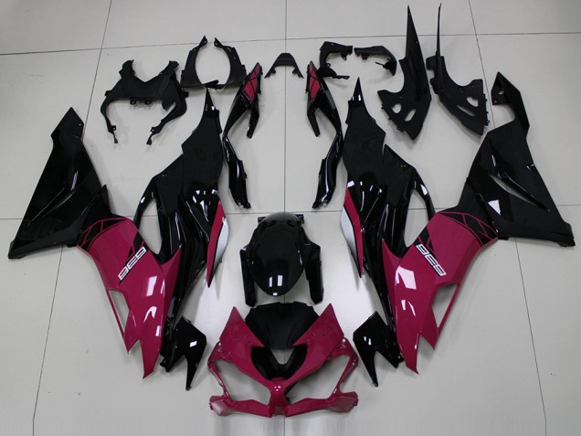 Carenado Moto ZX6R 2019-2023 - Rosa Negro Carenado Moto ZX6R 2019-2023 - Rosa Negro