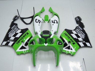 Carenado Moto ZX7R 1996-2003 - Verde Negro & Blanco