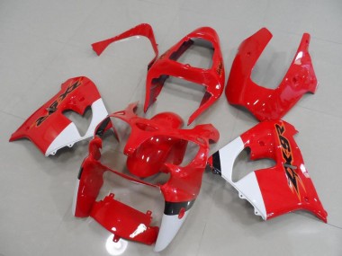 Carenado Moto ZX9R 2000-2001 - Rojo & Blanco