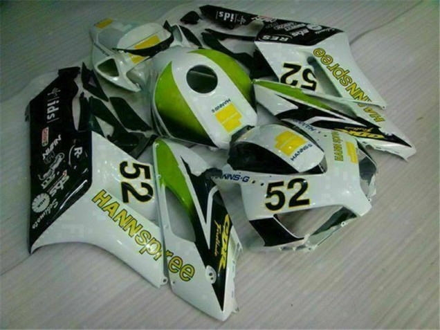 Carenado & Plástico Moto CBR 1000 RR 2004-2005 - Blanco Verde Hannspree 52 Carenado & Plástico Moto CBR 1000 RR 2004-2005 - Blanco Verde Hannspree 52