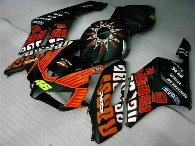 Carenado & Plástico Moto CBR 1000 RR 2004-2005 - Negro Naranja Carenado & Plástico Moto CBR 1000 RR 2004-2005 - Negro Naranja