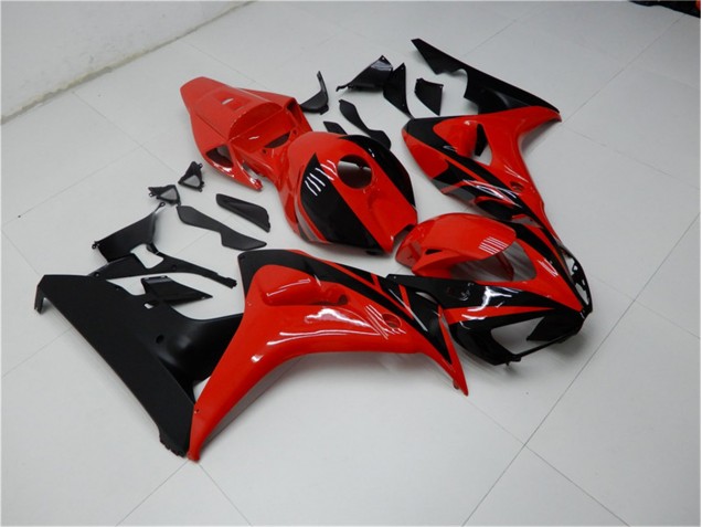 Carenado & Plástico Moto CBR 1000 RR 2006-2007 - Rojo Negro Carenado & Plástico Moto CBR 1000 RR 2006-2007 - Rojo Negro