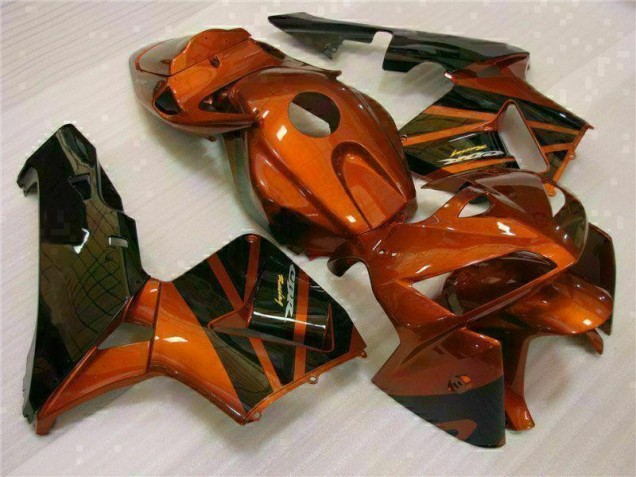 Carenado & Plástico Moto CBR 600 RR 2005-2006 - Naranja Negro Carenado & Plástico Moto CBR 600 RR 2005-2006 - Naranja Negro