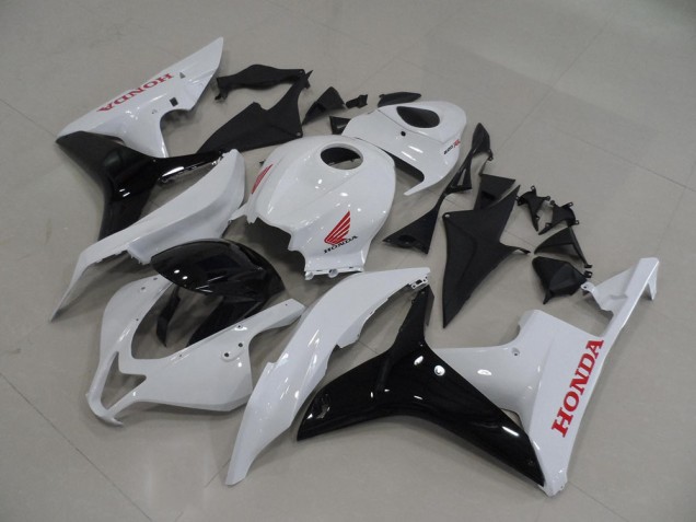 Carenado & Plástico Moto CBR 600 RR 2007-2008 - Blanco Negro Carenado & Plástico Moto CBR 600 RR 2007-2008 - Blanco Negro