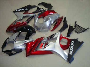 Carenado & Plástico Moto GSXR 1000 K7 2007-2008 - Rojo Negro Plata