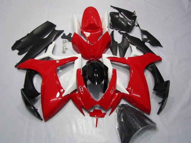Carenado & Plástico Moto GSXR 600 K6 2006-2007 - Rojo Negro