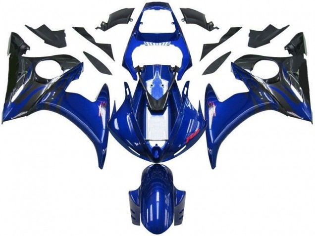 Carenado & Plástico Moto R6 2003-2005 - Azul Negro Carenado & Plástico Moto R6 2003-2005 - Azul Negro
