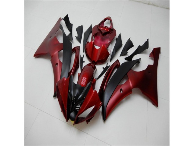Carenado & Plástico Moto R6 2008-2016 - Rojo Negro Carenado & Plástico Moto R6 2008-2016 - Rojo Negro