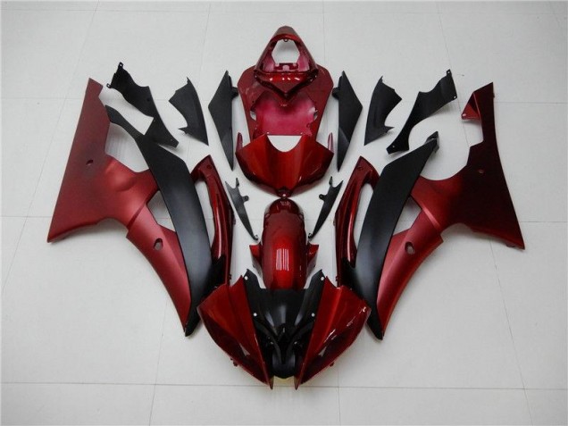 Carenado & Plástico Moto R6 2008-2016 - Rojo Negro Carenado & Plástico Moto R6 2008-2016 - Rojo Negro
