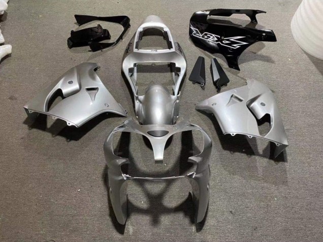 Carenado & Plástico Moto ZX9R 2002-2003 - Plata Brillante Negro Carenado & Plástico Moto ZX9R 2002-2003 - Plata Brillante Negro