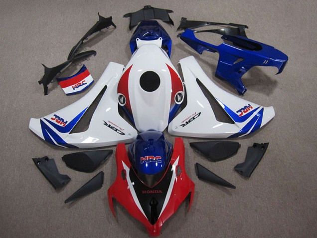Carenados Moto CBR 1000 RR 2008-2011 - Blanco Azul Rojo HRC Carenados Moto CBR 1000 RR 2008-2011 - Blanco Azul Rojo HRC