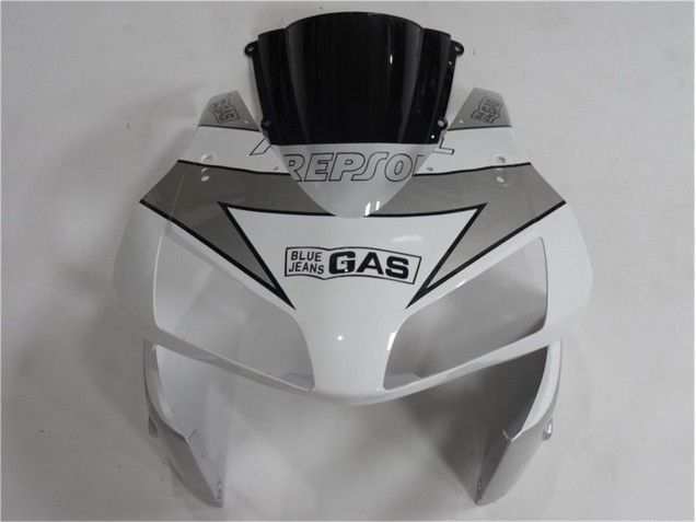 Carenados Moto CBR 600 RR 2003-2004 - Plata Blanco Negro Repsol Carenados Moto CBR 600 RR 2003-2004 - Plata Blanco Negro Repsol