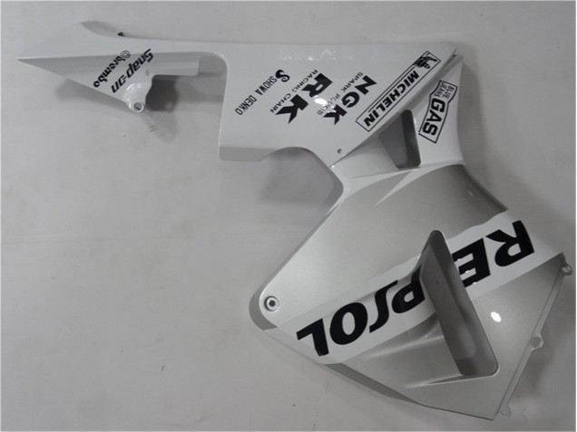Carenados Moto CBR 600 RR 2003-2004 - Plata Blanco Negro Repsol Carenados Moto CBR 600 RR 2003-2004 - Plata Blanco Negro Repsol