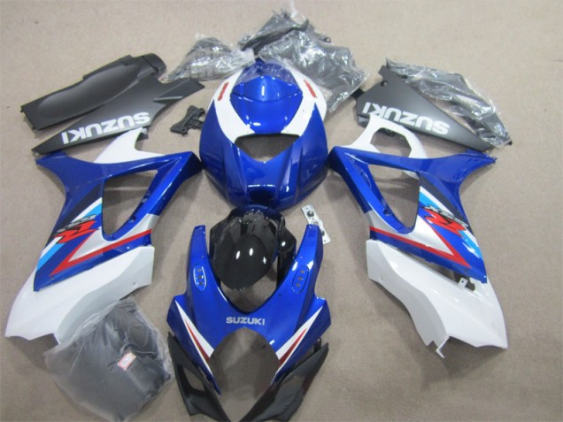 Carenados Moto GSXR 1000 K7 2007-2008 - Azul Blanco Carenados Moto GSXR 1000 K7 2007-2008 - Azul Blanco