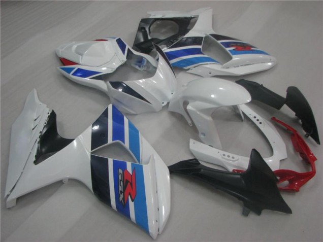 Carenados Moto GSXR 1000 K9 2009-2016 - Blanco Azul Carenados Moto GSXR 1000 K9 2009-2016 - Blanco Azul